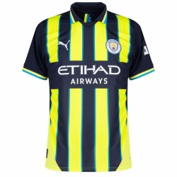 Camiseta de visitante RODRIGO Manchester City 2024/25 para niños Camiseta de visitante RODRIGO Manchester City 2024/25 para niños