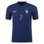 Antoine Griezmann #7 Francia Camiseta de Local Mundial 2022 Antoine Griezmann #7 Francia Camiseta de Local Mundial 2022