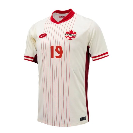 Camiseta de visitante DAVIES Canadá 2024 para mujeres