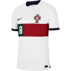Bruno Fernandes #8 Portugal Camiseta de Visita Mundial 2022 Bruno Fernandes #8 Portugal Camiseta de Visita Mundial 2022