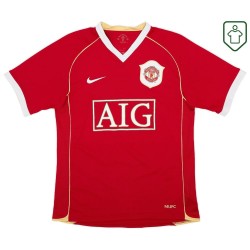 Camiseta retro local hombre Manchester United 2006/07 Solsjkaer #20