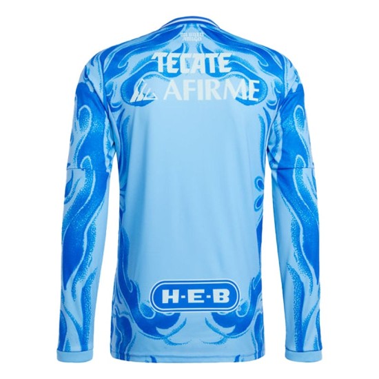 Camiseta visitante manga larga Tigres UANL 2025/26 para mujer Camiseta visitante manga larga Tigres UANL 2025/26 para mujer