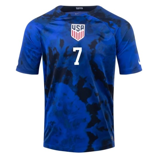 Giovanni Reyna #7 USMNT Camiseta de Visita Mundial 2022