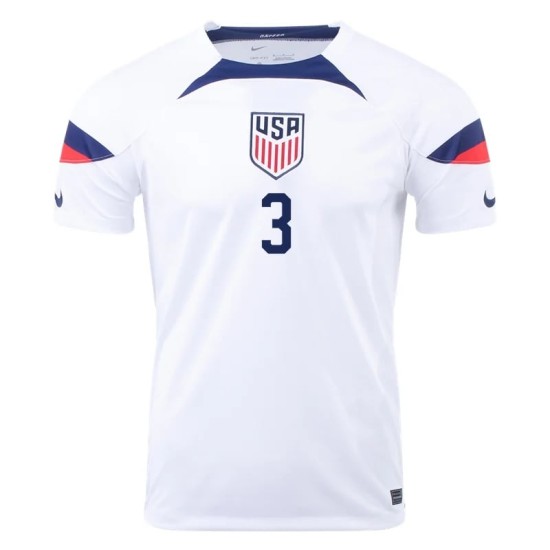 Walker Zimmerman #3 USMNT Camiseta de Local Mundial 2022 Walker Zimmerman #3 USMNT Camiseta de Local Mundial 2022
