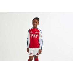 Camisa de casa de manga larga para niño Arsenal 2024/25 Camisa de casa de manga larga para niño Arsenal 2024/25