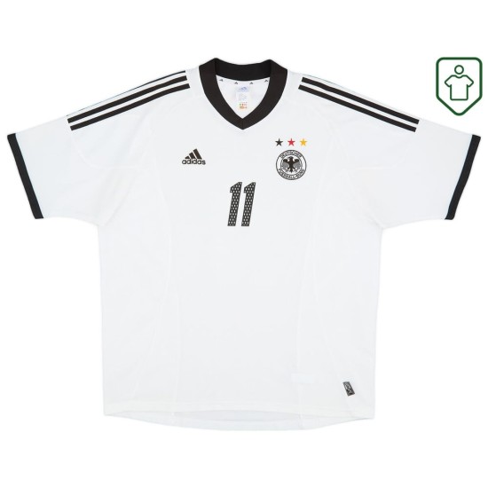 Camiseta retro local Alemania 2002/04 para hombre Klose #11 Camiseta retro local Alemania 2002/04 para hombre Klose #11