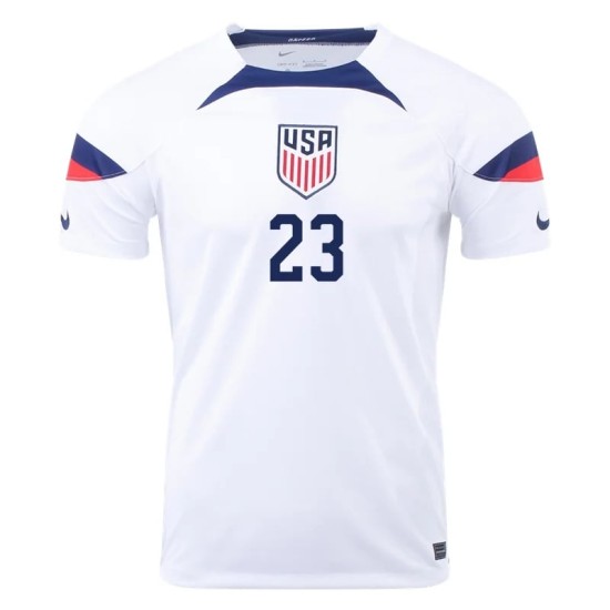 Kellyn Acosta #23 USMNT Camiseta de Local Mundial 2022 Kellyn Acosta #23 USMNT Camiseta de Local Mundial 2022