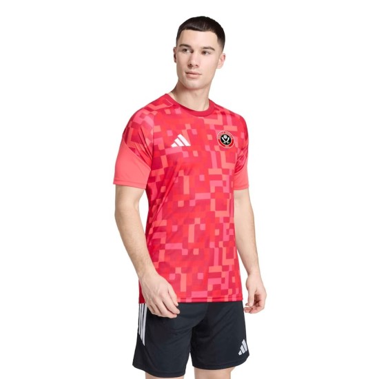 Camiseta de Prepartido de la Tercera Equipación Sheffield United 2026/27 Mujer - Rojo