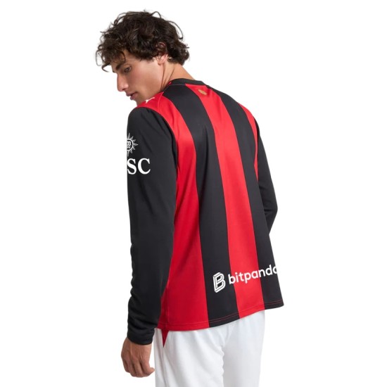 Camiseta de manga larga de local Milan 2026/27 para mujer