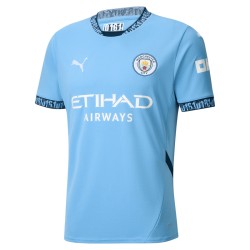 Camiseta de casa DE BRUYNE Manchester City 2024/25 para niños Camiseta de casa DE BRUYNE Manchester City 2024/25 para niños