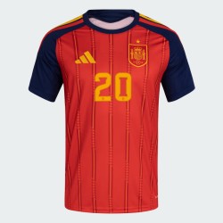 Camiseta Oficial Local España 2026 Hombre PEDRI #20 Camiseta Oficial Local España 2026 Hombre PEDRI #20