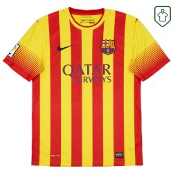 Hombre Camiseta retro visitante FC Barcelona 2013/15 Messi #10 Hombre Camiseta retro visitante FC Barcelona 2013/15 Messi #10