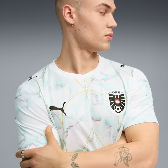 Camiseta Mundial 2026 Visitante Austria Niño