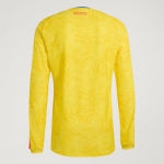 Camiseta oficial de local Colombia 2026 de manga larga para hombre