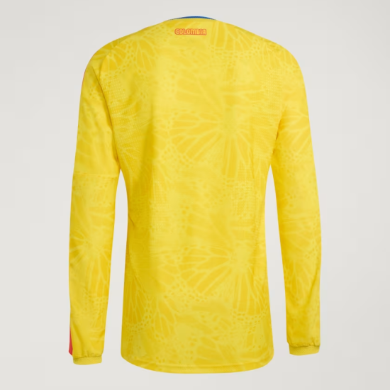 Camiseta oficial de local Colombia 2026 de manga larga para hombre