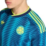 Camiseta de Manga Larga de la Copa Mundial 2026 de Colombia Segunda Equipación para Hombre