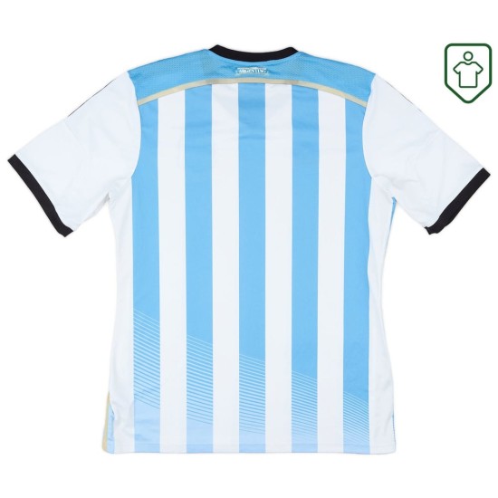 Camiseta retro local Argentina 2013/15 azul para hombre