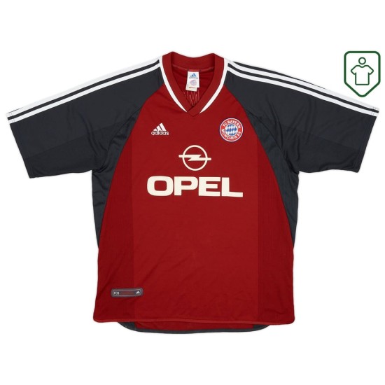 Camiseta retro Bayern Múnich 2001/02 local para hombre Elber #9