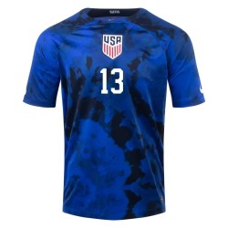 Alex Morgan #13 USMNT Camiseta de Visita Mundial 2022