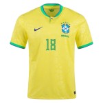 Gabriel Jesus #18 Brasil Camiseta de Local Mundial 2022