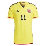 Juan Cuadrado #11 Colombia Camiseta de Local Mundial 2022 Juan Cuadrado #11 Colombia Camiseta de Local Mundial 2022