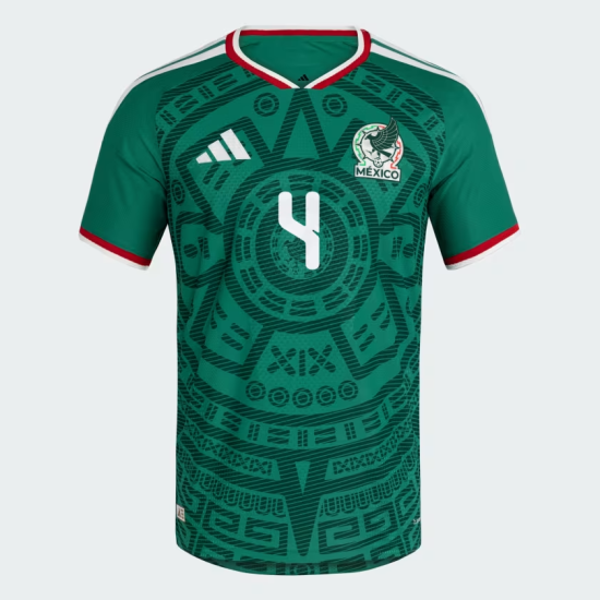 Camiseta Oficial Local México 2026 Niño E. ÁLVAREZ #4