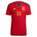 Pedri #10 España Camiseta de Local Mundial 2022