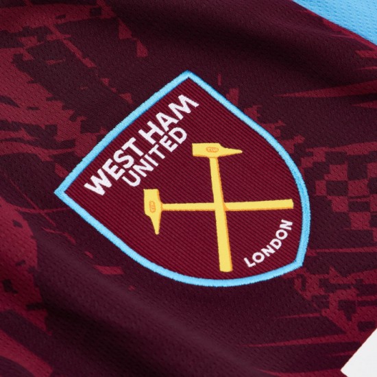 Camiseta de Manga Larga de Local West Ham United 2026/27 para Niño