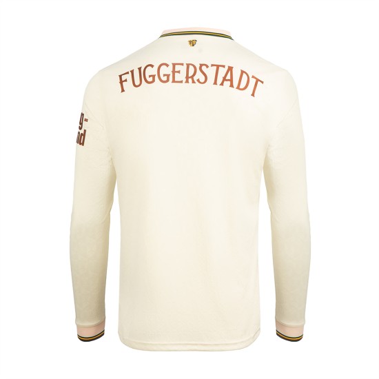 Camiseta Especial Manga Larga 2025/26 FC Augsburg Crema Mujer