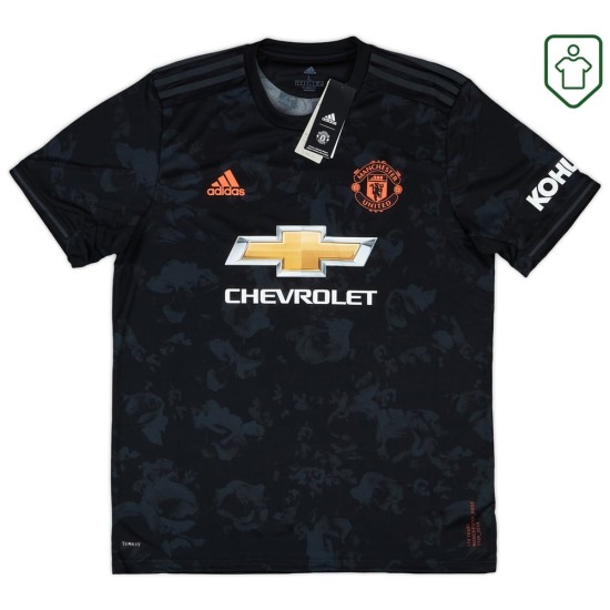 Camiseta retro tercera hombre Manchester United 2019/20 B. Fernandes #18 Camiseta retro tercera hombre Manchester United 2019/20 B. Fernandes #18