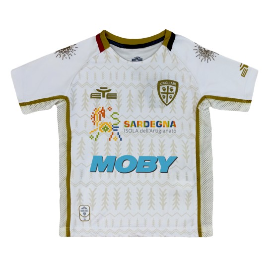Kit de niño Cagliari Calcio 2024/25 fuera