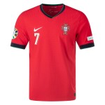 Cristiano Ronaldo #7 Portugal Camiseta Versión Jugador de Local EURO 2024