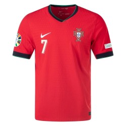 Cristiano Ronaldo #7 Portugal Camiseta Versión Jugador de Local EURO 2024