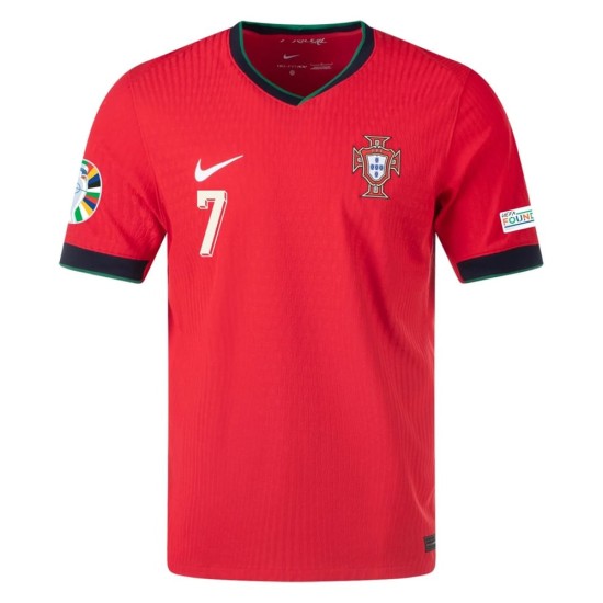 Cristiano Ronaldo #7 Portugal Camiseta Versión Jugador de Local EURO 2024