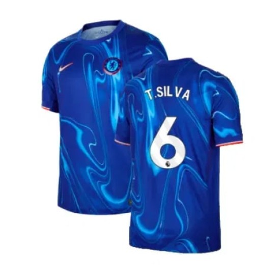 Camiseta de casa T.SILVA Chelsea 2024/25 para niños