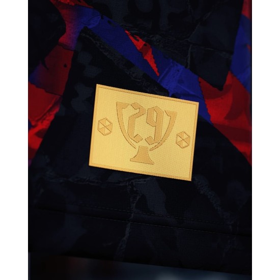 Camiseta Campeones de España FC Barcelona 2026 para Niño - Negro