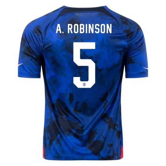 Antonee Robinson #5 USMNT Camiseta de Visita Mundial 2022
