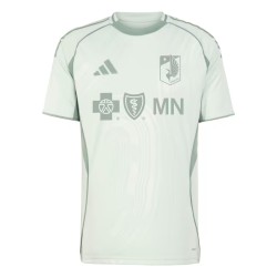 Camiseta mujer Minnesota United FC 2025 tercera pre partido - verde
