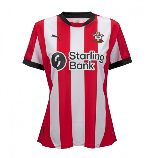 Camiseta de casa de mujer Southampton 2024/25 Camiseta de casa de mujer Southampton 2024/25