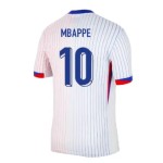 Camiseta de visitante MBAPPE Francia 2024/25 para mujeres
