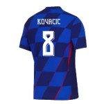Camiseta de visitante KOVACIC Croacia 2024/25 para hombres Camiseta de visitante KOVACIC Croacia 2024/25 para hombres