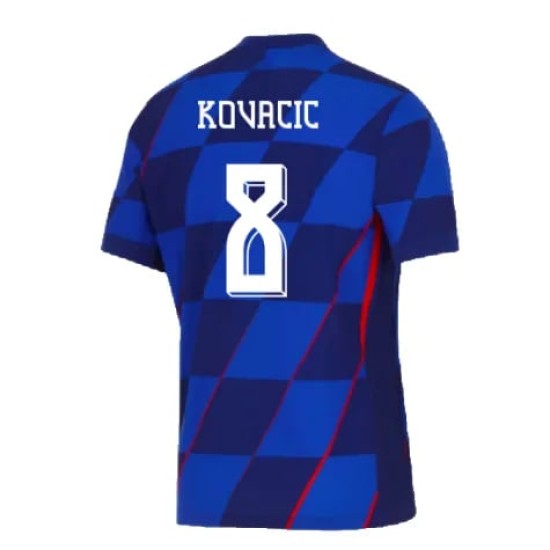 Camiseta de visitante KOVACIC Croacia 2024/25 para hombres Camiseta de visitante KOVACIC Croacia 2024/25 para hombres