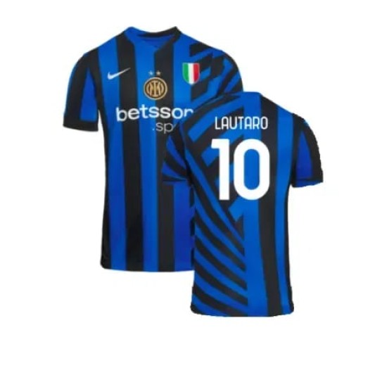 Camiseta de casa L.MARTINEZ Milan 2024/25 para niños