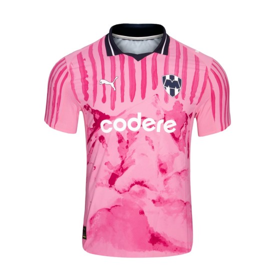 Hombre Monterrey FC 2025 Camiseta KidSuper - Rosa Hombre Monterrey FC 2025 Camiseta KidSuper - Rosa