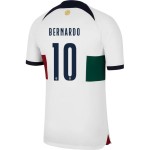 Bernardo Silva #10 Portugal Camiseta de Visita Mundial 2022 Bernardo Silva #10 Portugal Camiseta de Visita Mundial 2022