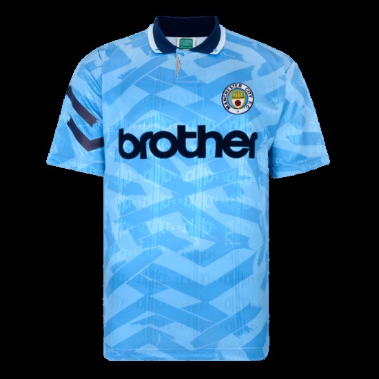 Camiseta Retro Local Mujer Manchester City 1992 Camiseta Retro Local Mujer Manchester City 1992