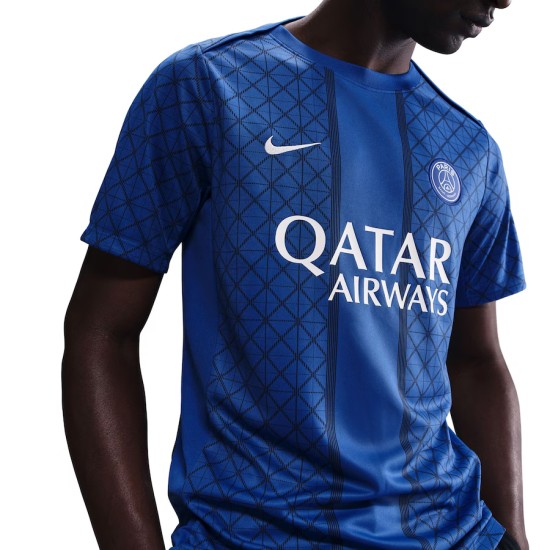 Niño Camiseta pre-partido tercera PSG 2025/26 - Azul