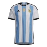 Argentina Camiseta 3 Estrellas Versión Jugador de Local Mundial 2022