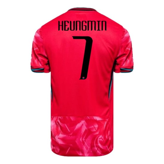 HEUNGMIN #7 Corea del Sur Camiseta de Local 2024