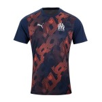 Camiseta prepartido de hombre OM 2024/25 tercero - Azul/Naranja Camiseta prepartido de hombre OM 2024/25 tercero - Azul/Naranja